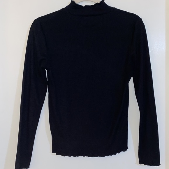 TOPSHOP Ribbed Turtle Neck Size 8 - Picture 6 of 8